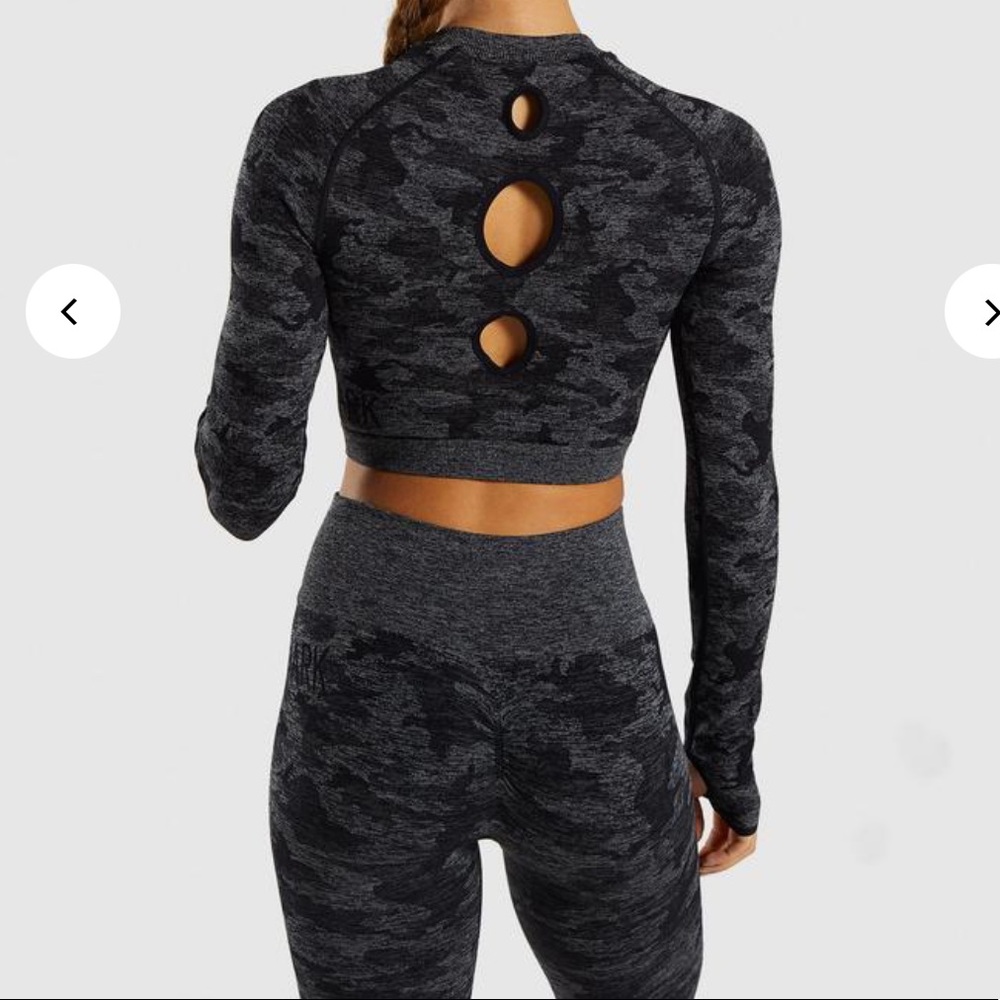 Gymshark TOP & LEGGING camo adapt seamless